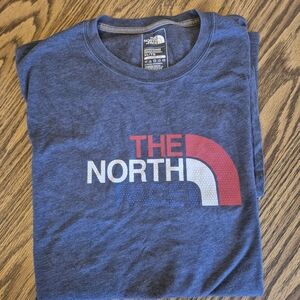 The North Face Kids Navy Long Sleeve Tee